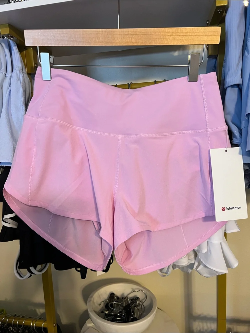 Lululemon Speed UP HR 2.5” size 6 VITAPINK COLOR - Picture 4 of 8
